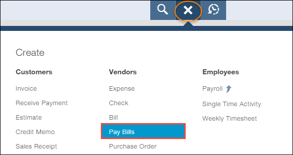 How to pay bills in QuickBooks Online with a credit card