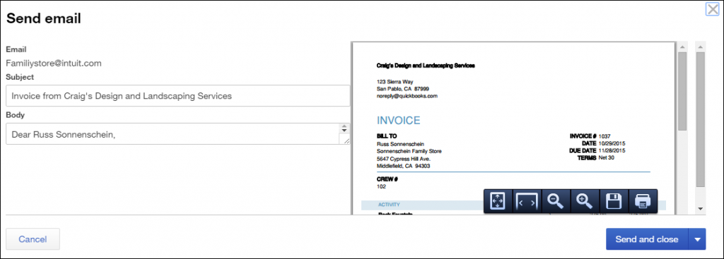 How to enter invoices in QuickBooks Online