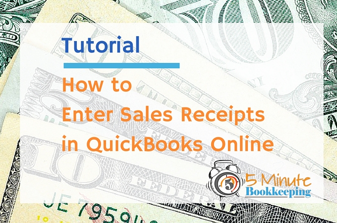 quickbooks sales receipt vs received payment