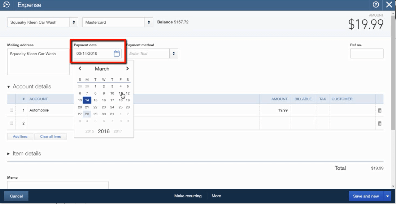How to Edit, Void and Delete Transactions in QuickBooks Online 5