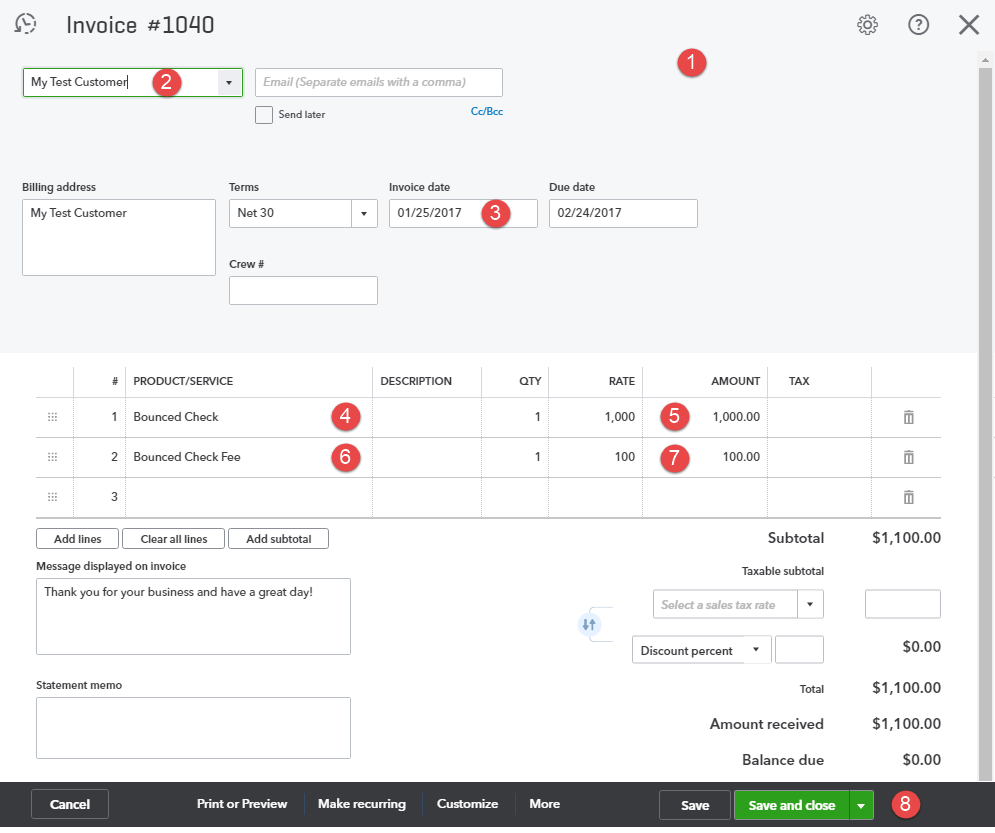 How To Enter Nsf Checks In Quickbooks Online 5 Minute Bookkeeping 9388