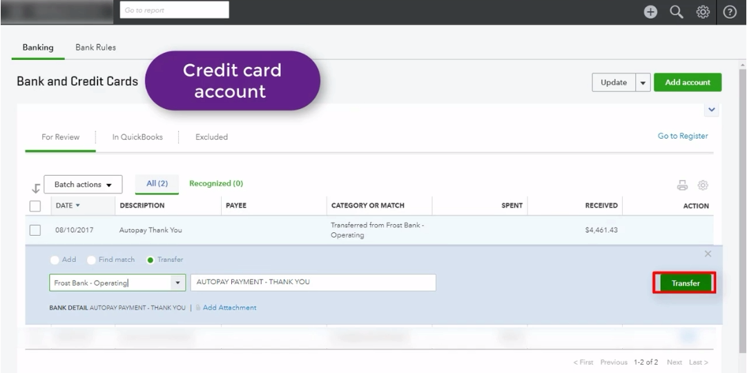 How to record credit card payments in QuickBooks Online - 5 Minute Bookkeeping