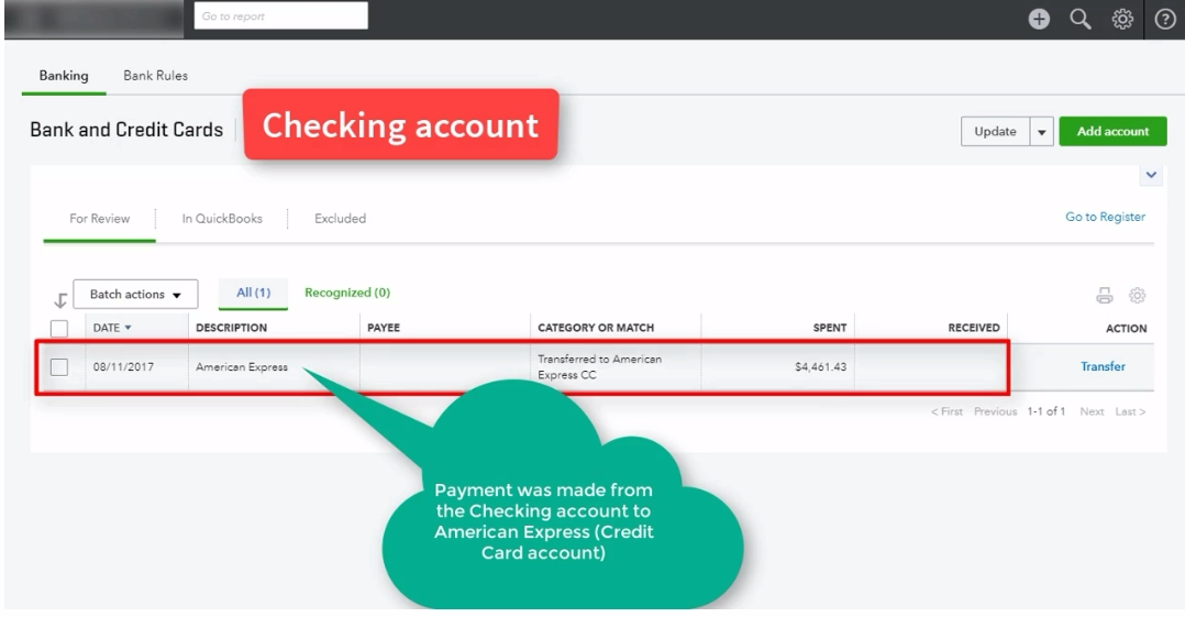 How To Record A Credit Card In Quickbooks Online